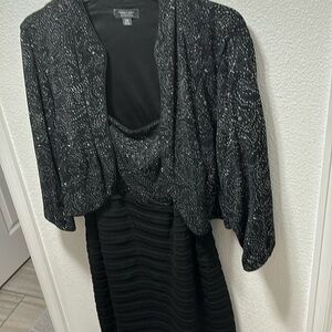 Dressbarn women’s collection 22W little black dress with jacket